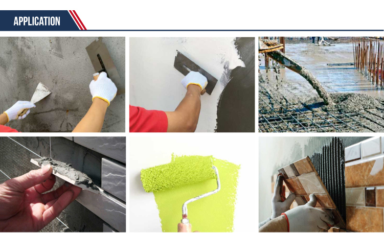 HPMC//Rdp/Starch Ether Thickeners for Construction Mortar